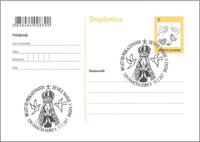 100 LET OD PRIKAZOVANJA DEVICE MARIJE V FATIMI